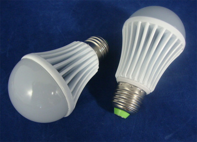【新款5W大功率led球泡燈,E27螺紋/B22燈頭】價格,廠家,圖片,LED球泡燈,深圳市廣孚照明科技-